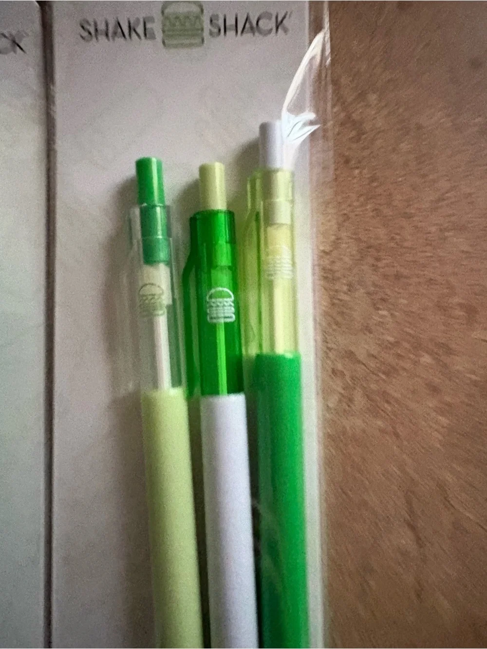 Shake Shack branded pens , 3 pack *6 packages (15 pens) — Home Office Set